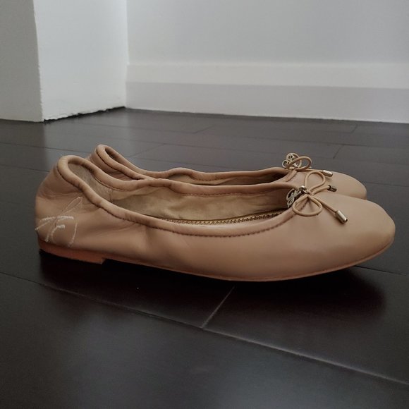 Sam Edelman | Woman's Size 5 | Felicia Ballet Flats | Soft Beige - Picture 6 of 7
